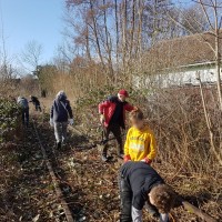 Bald war der Durchstich geschafft